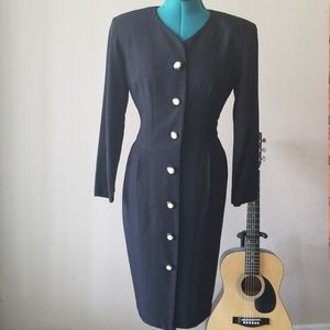 Vintage button down dress